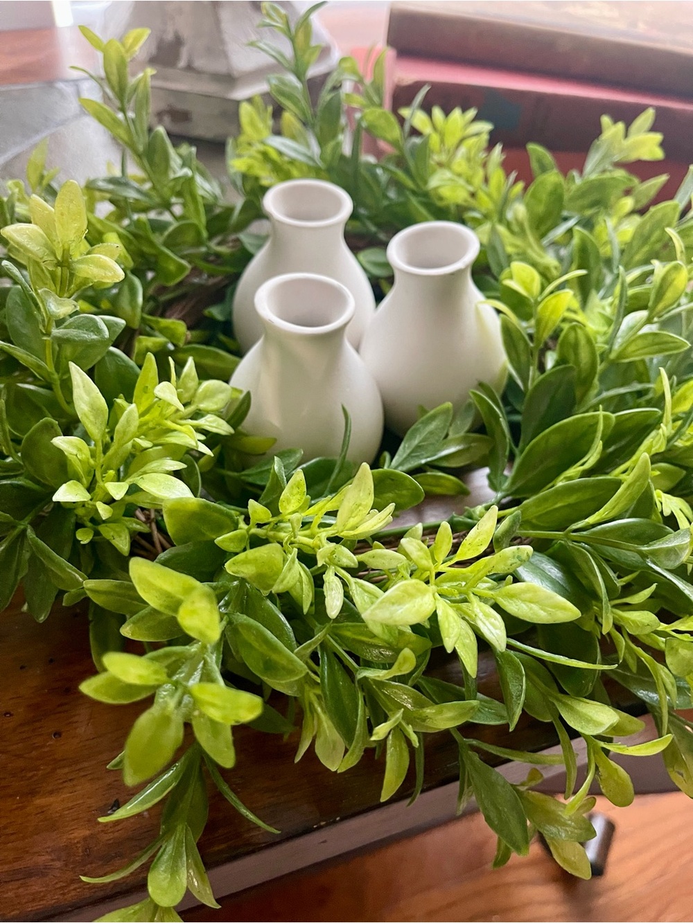 Vintage Mini White Ceramic Bud Vases Set of 3 Matte Preppy Boho Granny Core 3"